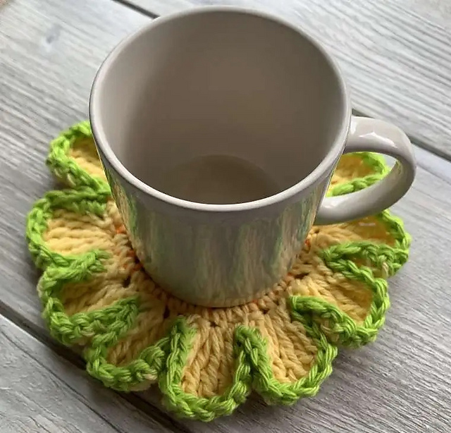 Flower Power Mug Rug