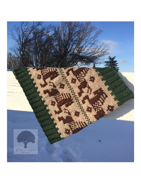 Running Horses Cowl
