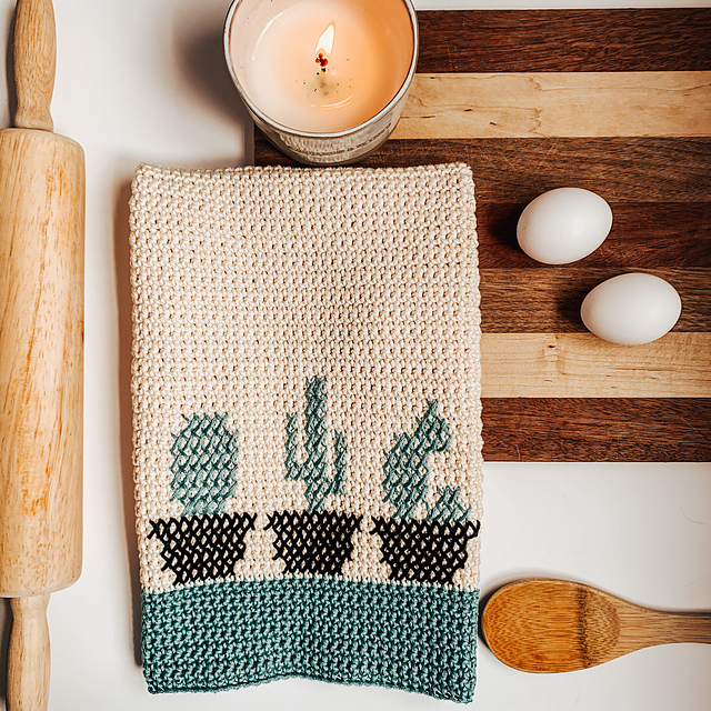 Cactus Dish Towel