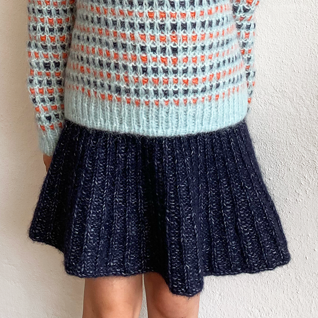 ★2025SS新作★RONRON★DOT PATTERN BANDING KNIT MINI SKIRT Ravelry: Little Tove Rib Skirt pattern by Lene Rix