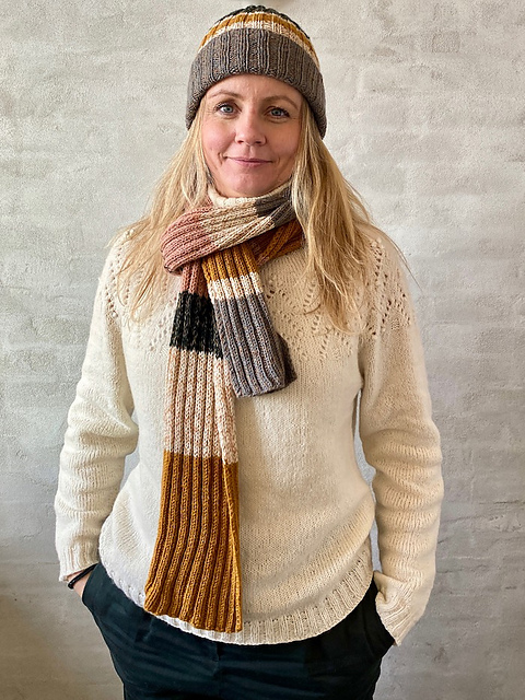 Easy Peasy scarf and hat