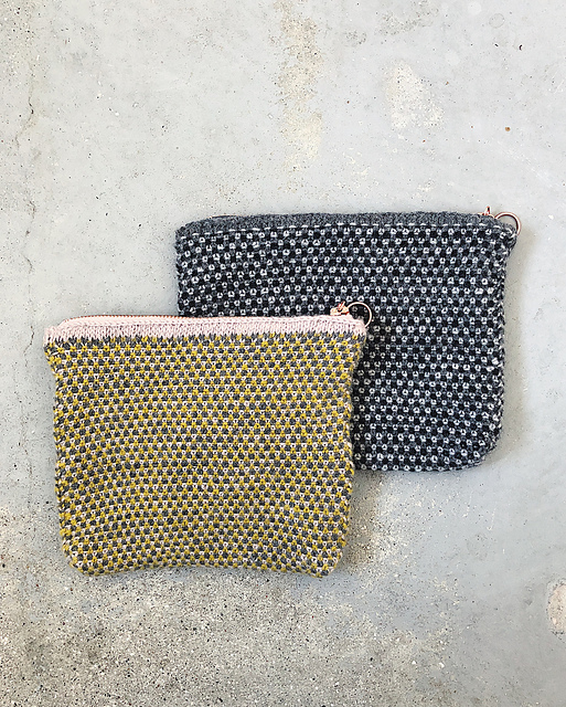 Slip Stitch makeup clutch