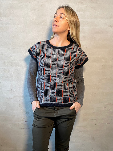 Saga wool vest