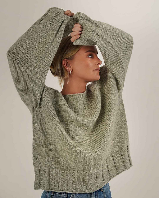 Ravelry: Easy Peasy Rose Sweater pattern by Katrine Hannibal at Önling