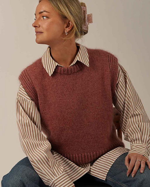 Ravelry: Lucia slipover vest pattern by Katrine Hannibal at Önling