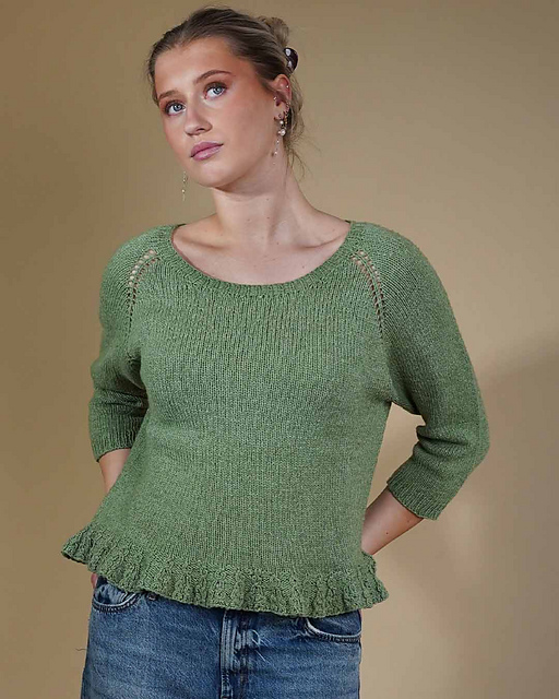 Chili Ruffle Sweater