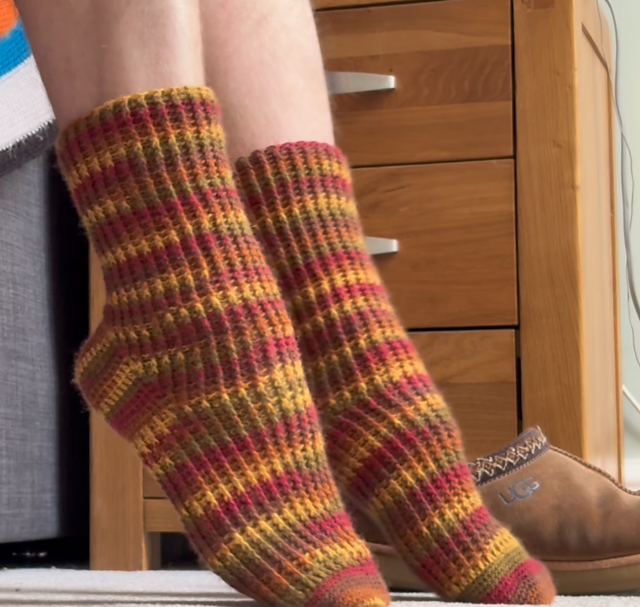 The Sailor Crochet Socks