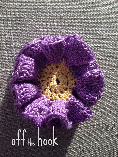 Wavy Crochet Flower
