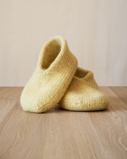 Ravelry Selma Slippers pattern by Ögla Stickningsdesign