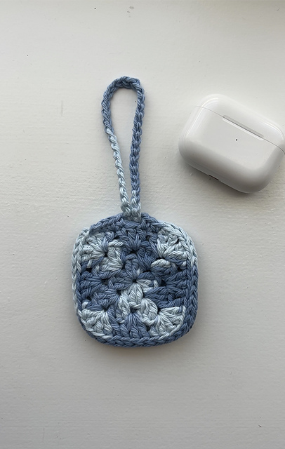 Granny Square AirPods Case