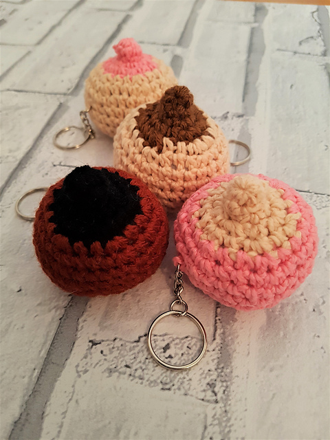 Itty Bitty Titty Keyring