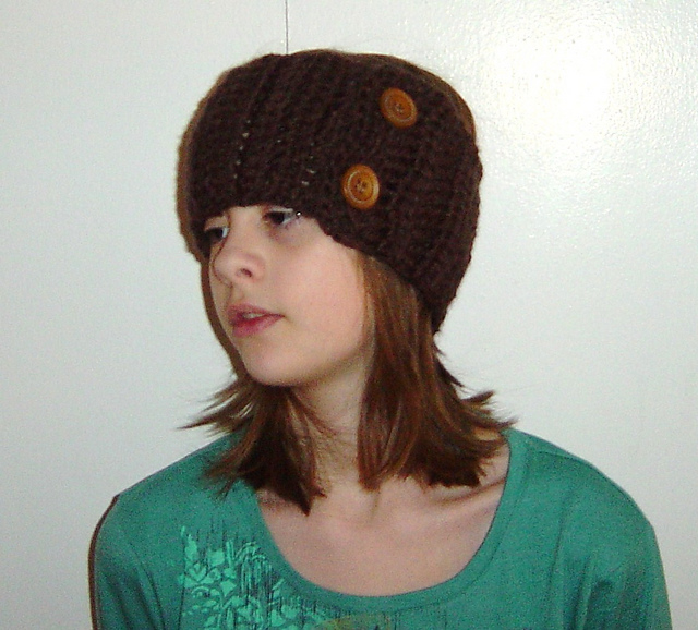 Button Headband or Cowl