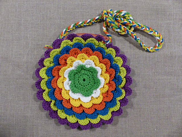 Kids Handbag "Rainbow Flower"