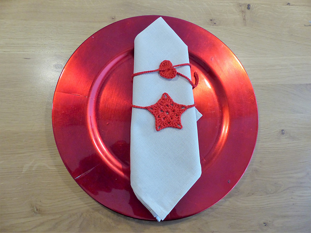 Napkin ring "Christmas star"