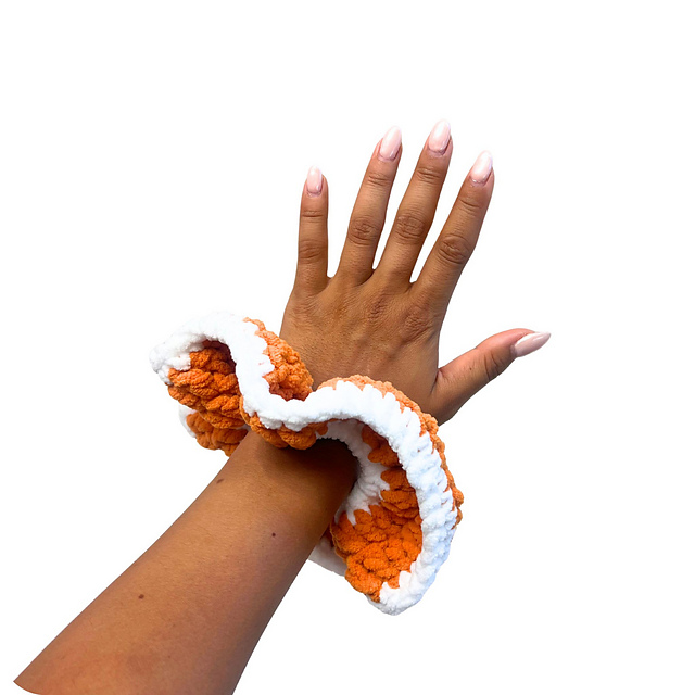 Orange Scrunchie