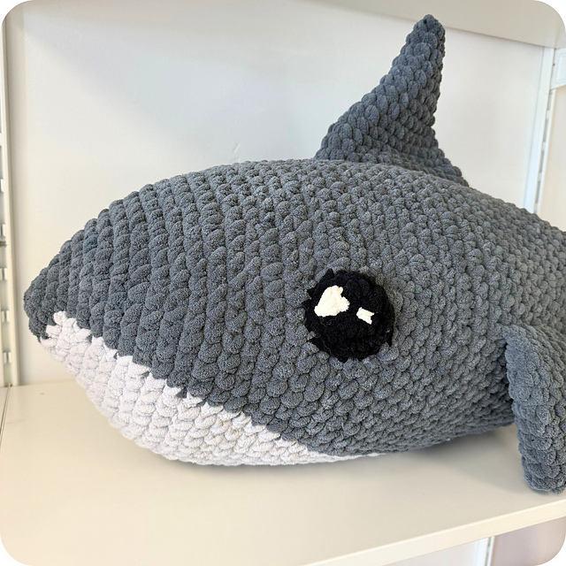 Jumbo Crochet Shark