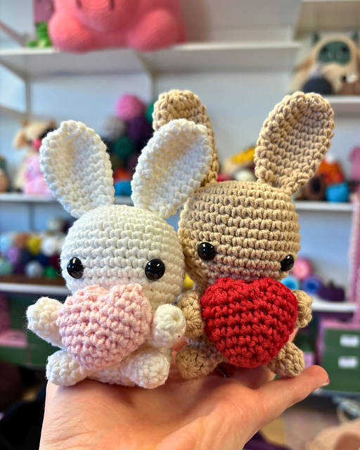 Crochet Heart Bunny