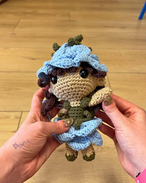 Crochet Bluebell Fairy