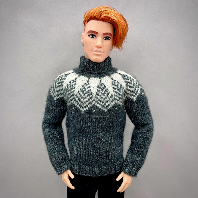 Ravelry: Sweater for Ken. pattern by Oksana Golopolosova