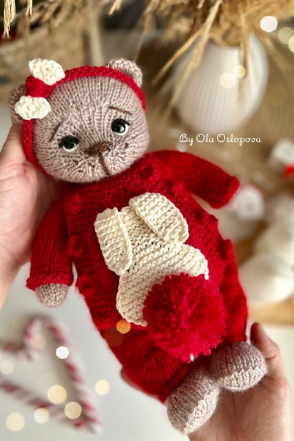 Teddy Bear Toy with Clothes
