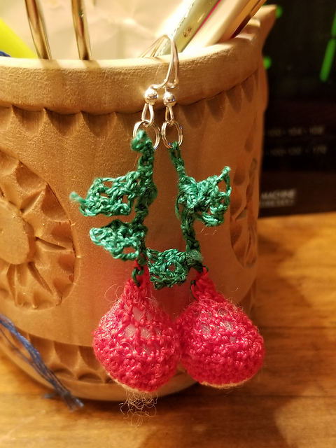 Luna Lovegood's radish earrings