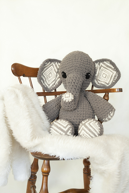 Large Amigurumi Elephant
