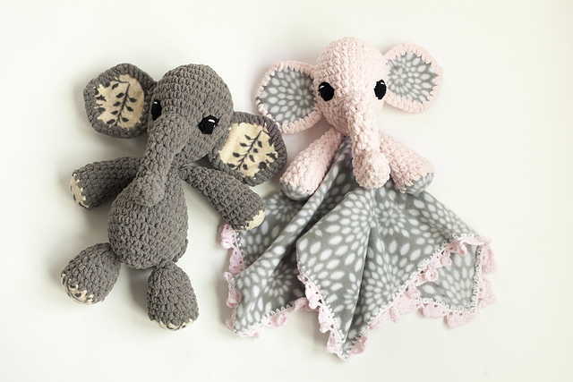 Baby Elephant & Elephant Lovey