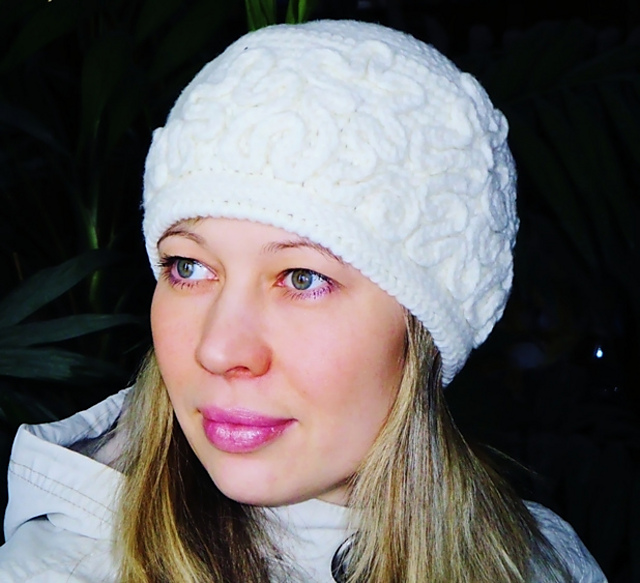 Winter coral Hat