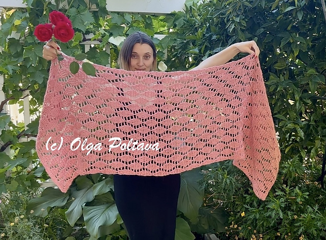 Lacy Rectangular Shawl