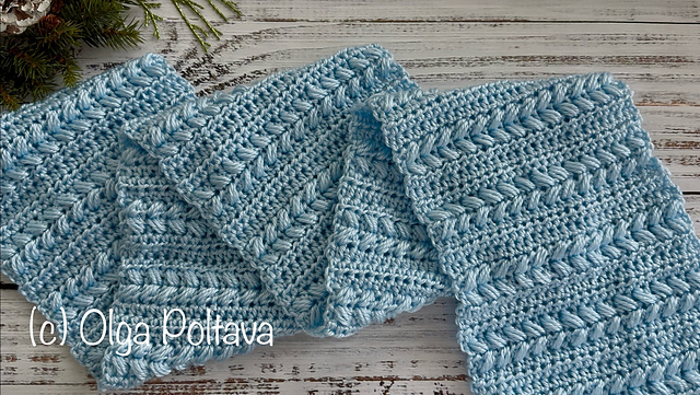 Wheat Stitch Scarf