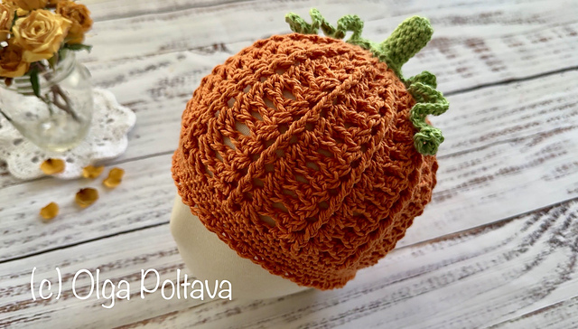 Pumpkin Baby Hat