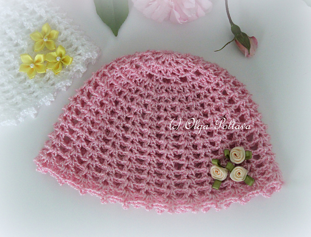 Preemie Girl Baby Hat