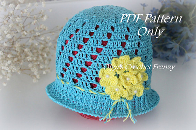 Blue Cloche with Yellow Flowers