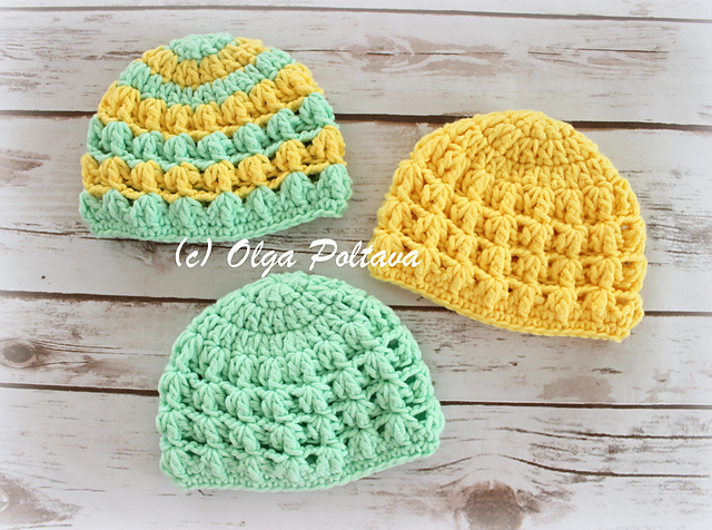 Lemon Drop Newborn Beanie