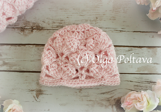 Pink Marshmallows Baby Hat