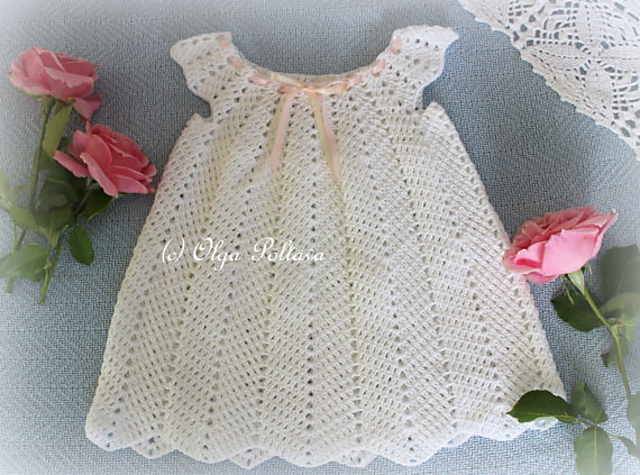 White Ripple Dress