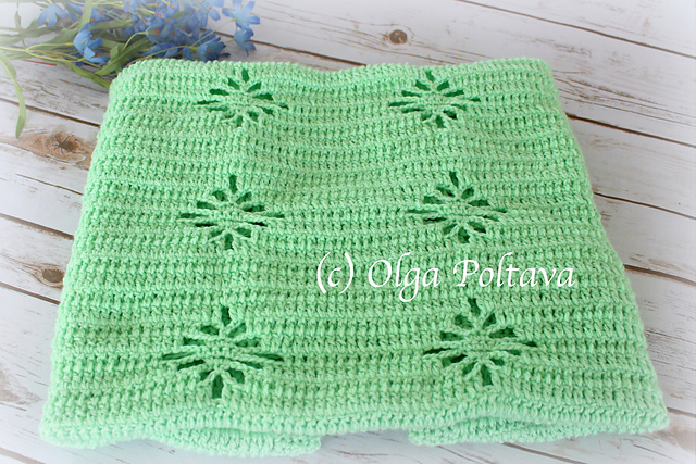 Simple Spider Stitch Blanket