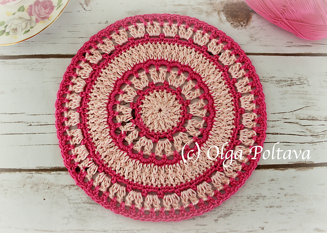 Pink Sunset Mandala