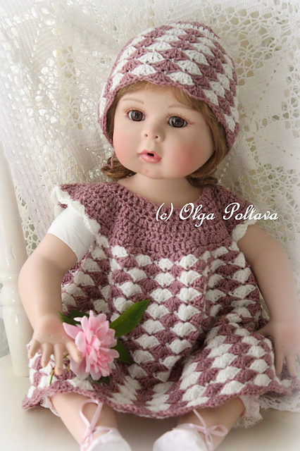 Shells Newborn Dress