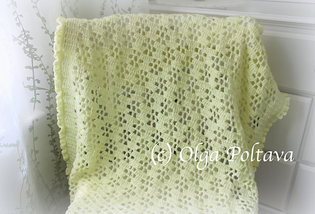 Buttercups Baby Blanket