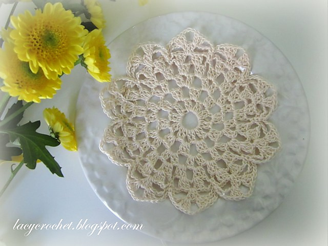 Small Flower Doily
