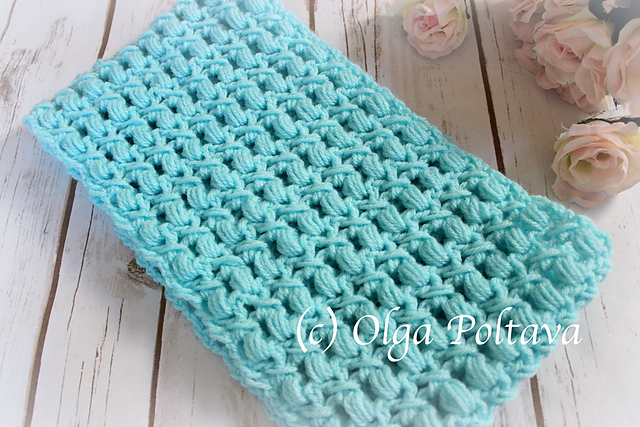 Puffs and Crossed DCs Scarf