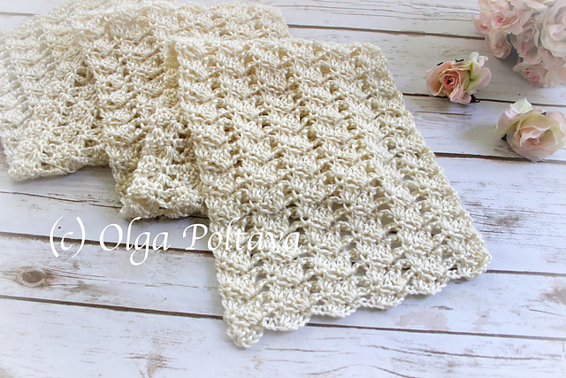 Lacy Rows Scarf