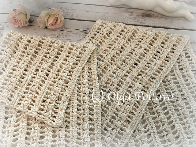 Fishbone Lace Scarf