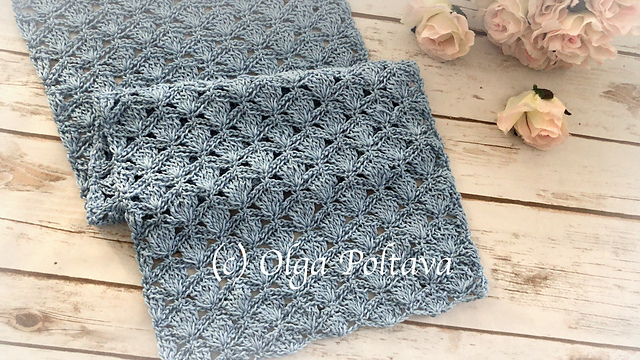 Lace Scarf Trebles and Chains