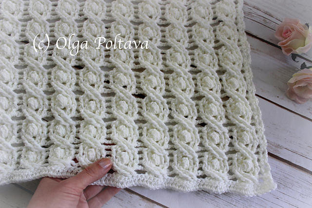 Textured Lace Shawl