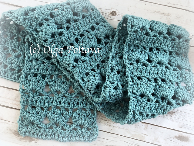 Chunky Lacy Scarf