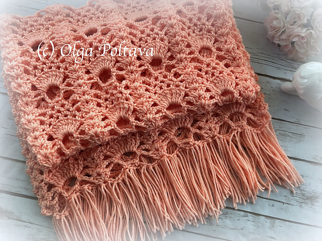 Lacy Pineapples Shawl