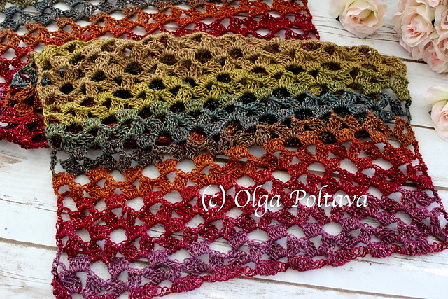 Flowers Lace Scarf
