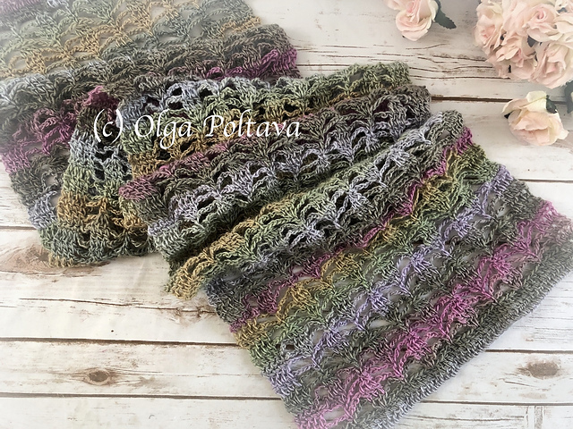 Variegated Colors Scarf